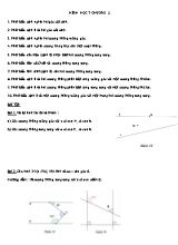 Đề cương ôn tập Chương I Hình học Lớp 7
